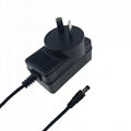 9v 1a ac dc power adapter with interchangebale plug