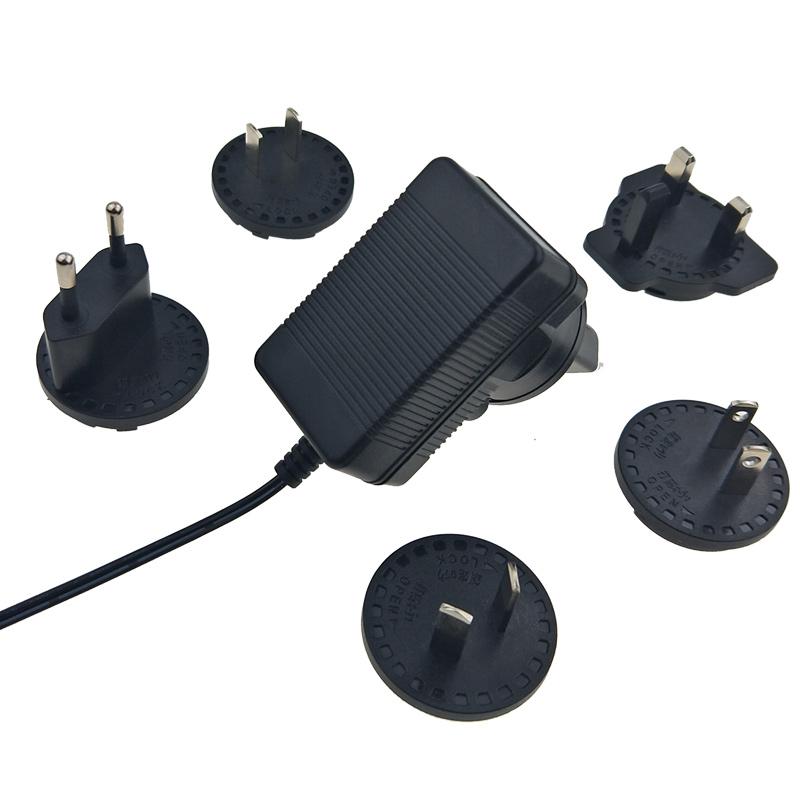 可換插腳適配器 12V1.5A轉換頭適配器 3