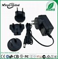 6V 1.5A 9W power adapter with interchangeable plug