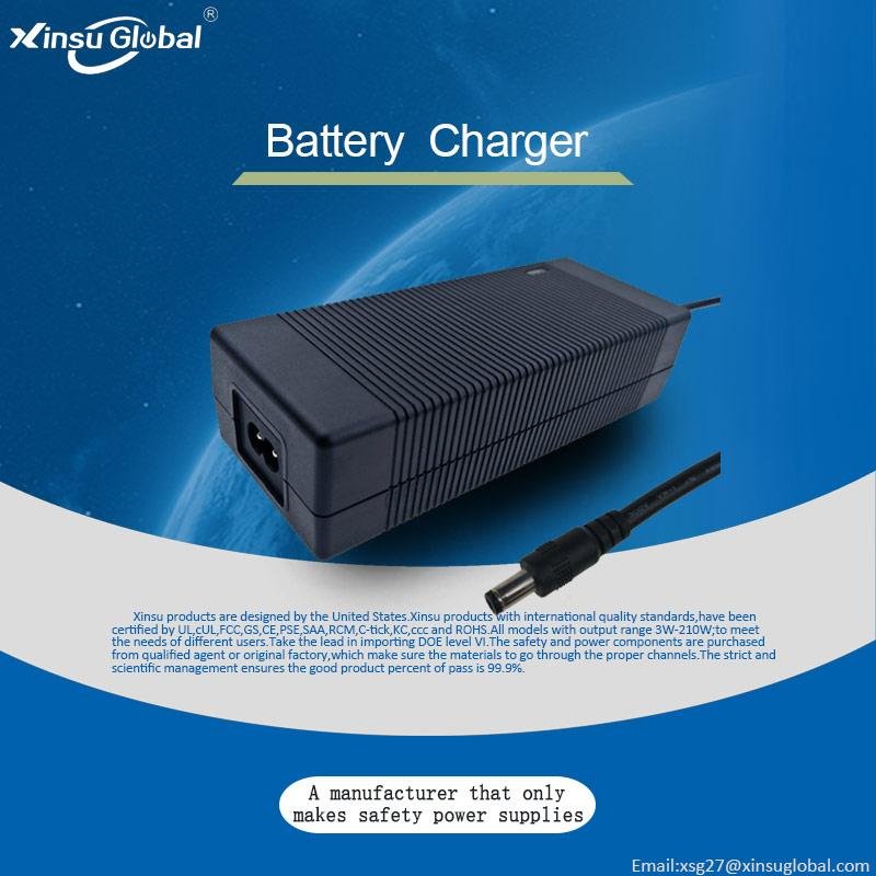 wholesale 22v 5a LFP LifePO4 battery charger for e-scooter 4