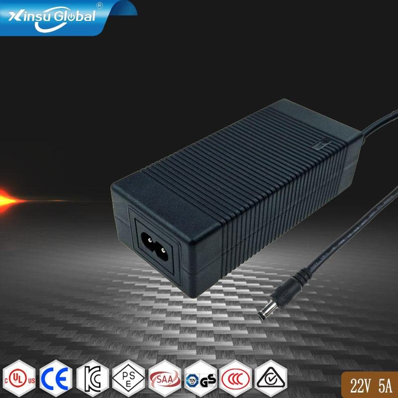 wholesale 22v 5a LFP LifePO4 battery charger for e-scooter