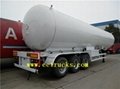 56000 Liters 3 Axle LPG Tanker Semi