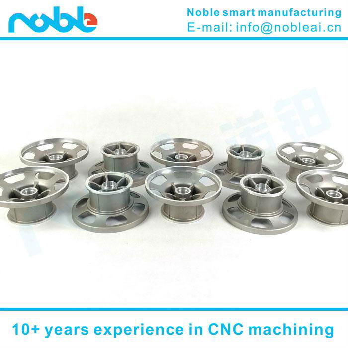 aluminum-alloy-stair-climbing-robot-10-inch-wheel-hub-CNC-machining 2