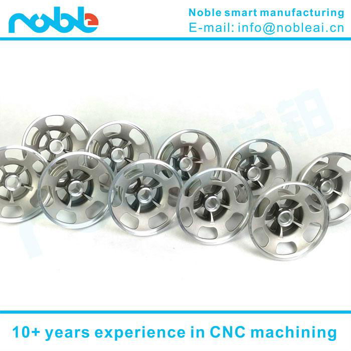 aluminum-alloy-stair-climbing-robot-10-inch-wheel-hub-CNC-machining 4