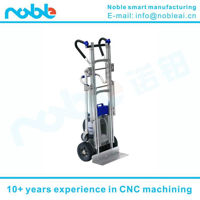 China aluminum alloy stair climbing robot leg CNC machining