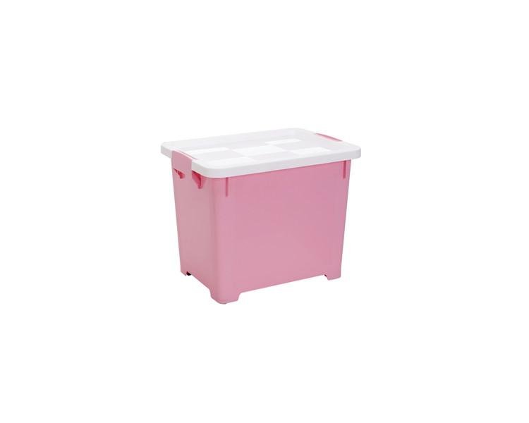 Household 20L Essentials with Lids And Sliding Wheels Storage Box 5