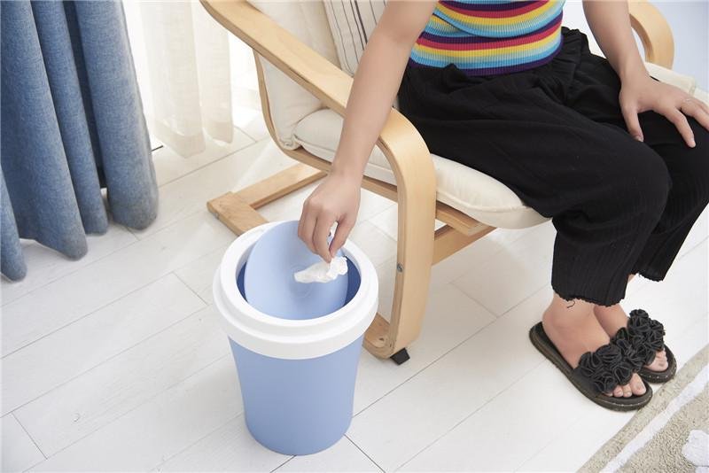 Tabletop Trash Can with Dome Lid 3