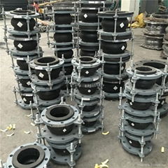 Rubber belows shock absorber joint screwed rubber expansion joint