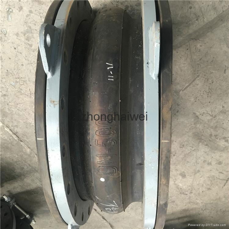 Anti vibration spiral rubber expansion joint flexible eccentric reducer 2