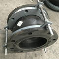 Axial horizontal expansion coupling molded 1 arch rubber expansion joint 1