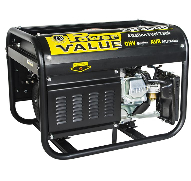 2kw Single Phase Gasoline Generator Price in India ZH2500 (China