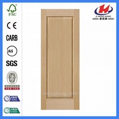 *JHK-001 1 Panel Oak Veneer Door Arched Wooden Doors Veneer Door Skin