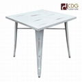 Metal Table with Vintage Finish 1