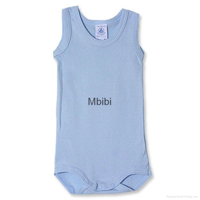 Mbibi Organic Cotton Sleeveless Baby Romper