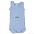 Mbibi Organic Cotton Sleeveless Baby Romper