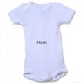 Mbibi organic cotton short sleeve baby romper 3