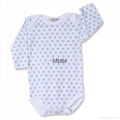 Mbibi Organic Cotton Long Sleeve Baby bodysuits 5