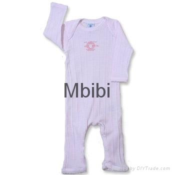 Mbibi Organic Cotton Baby long johns 3