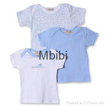 Mbibi Organic Cotton Baby short sleeve t-shirts 2