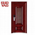 GUOYAO high quality Modern Safety Entry Steel Low Price Security Door made in ch 2