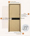 Solid wooden interior door new modern design wood door  in China 5