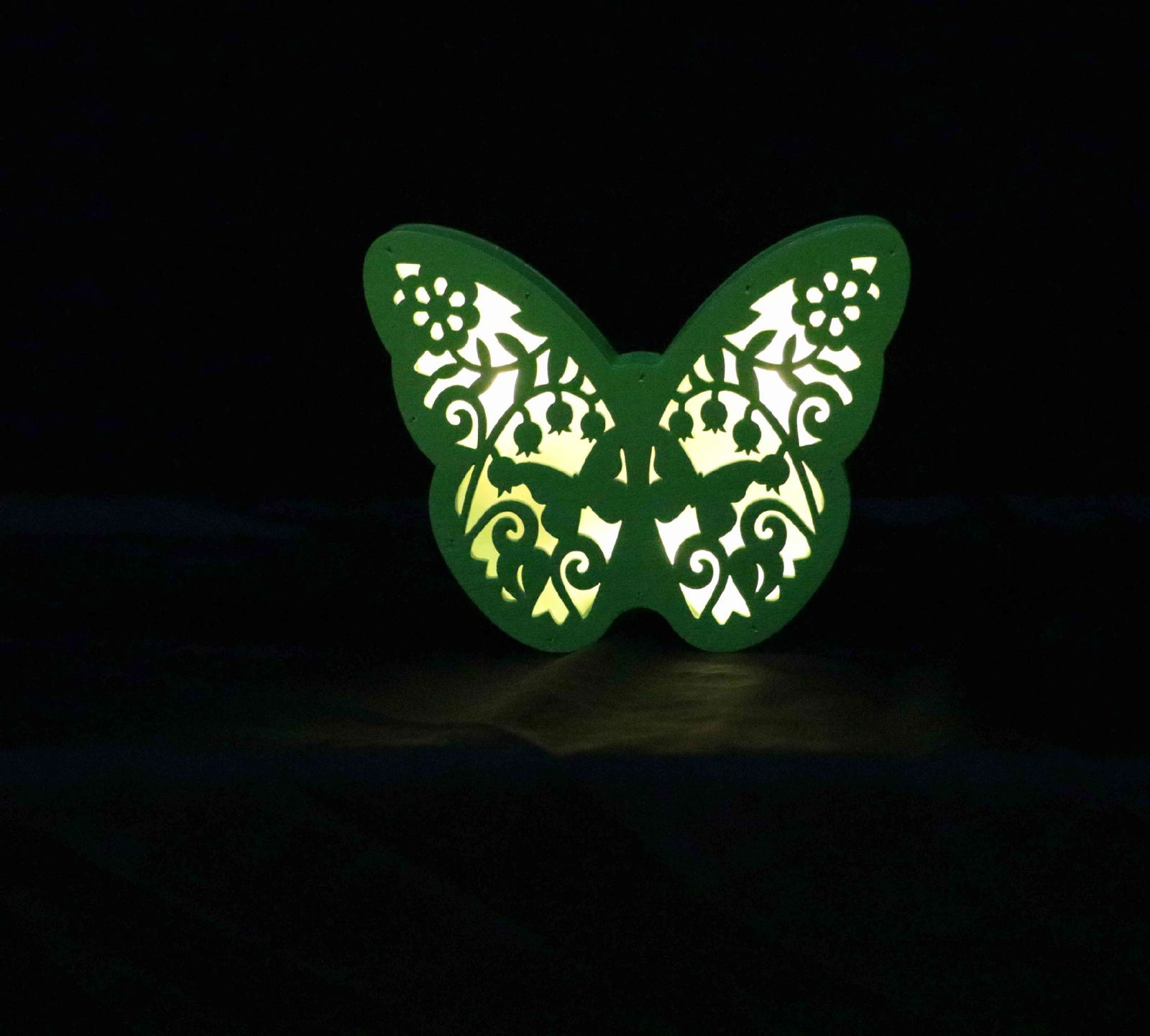 different design eco-friendly butterfly battery baby night light crafts