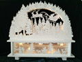 christmas decoration bridge silhouette wooden light 1