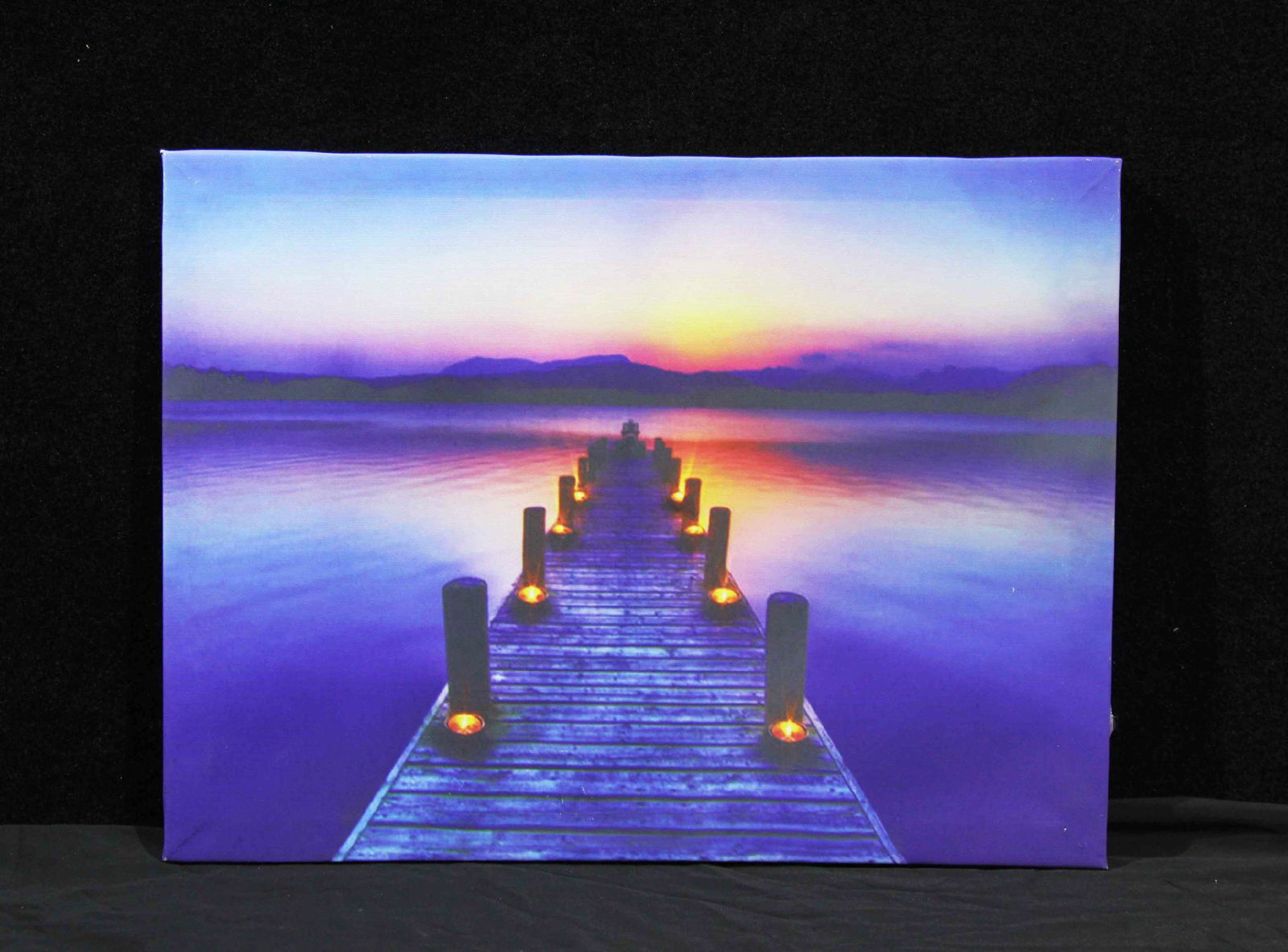 led wooden wall plaques multicolored pictures light up decoration lights