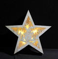 2017 good sale indoor festival eco-friendly wooden star shapes night lights 4