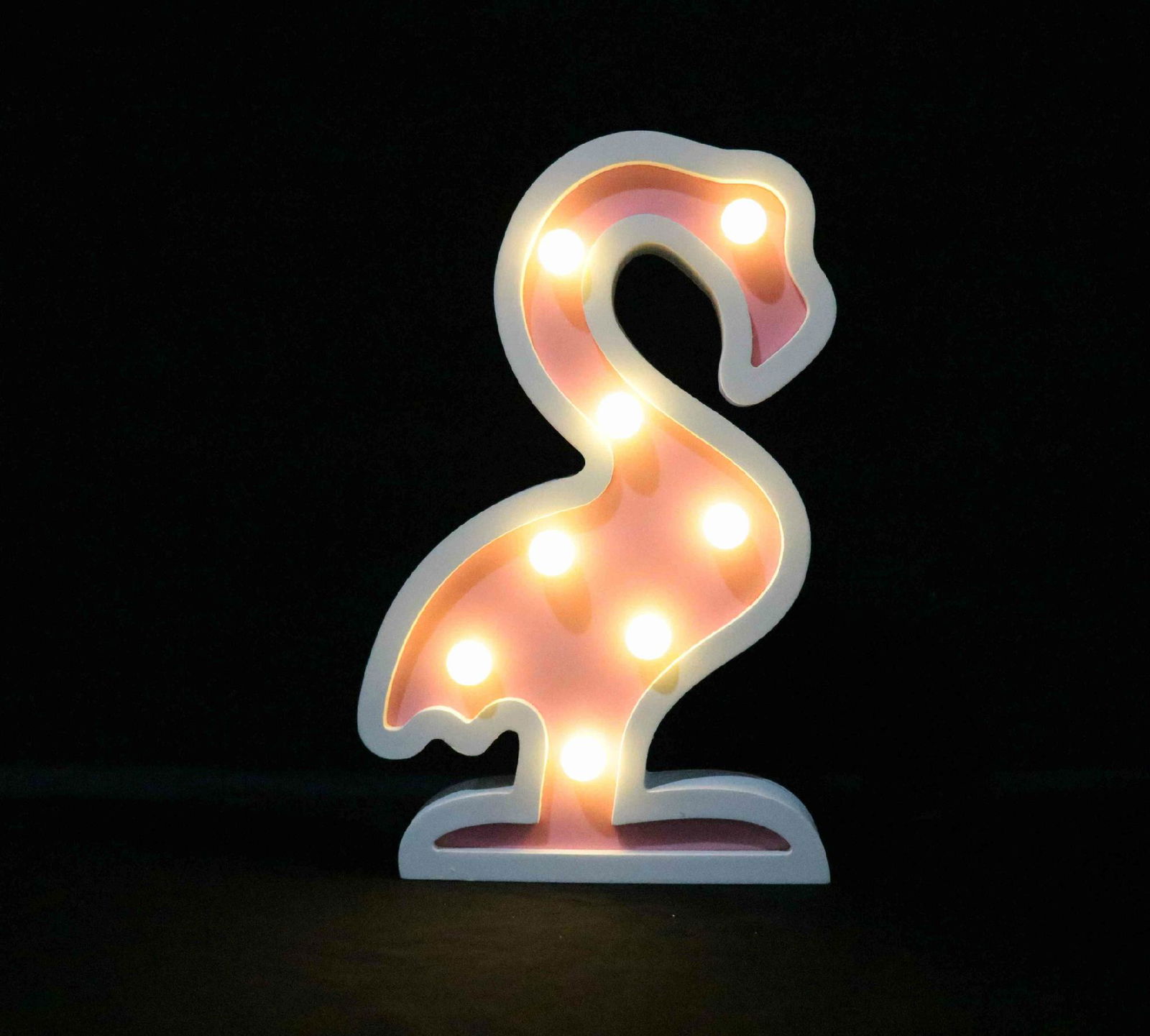 cute animal shaped eco-friendly light wooden battery operated led light