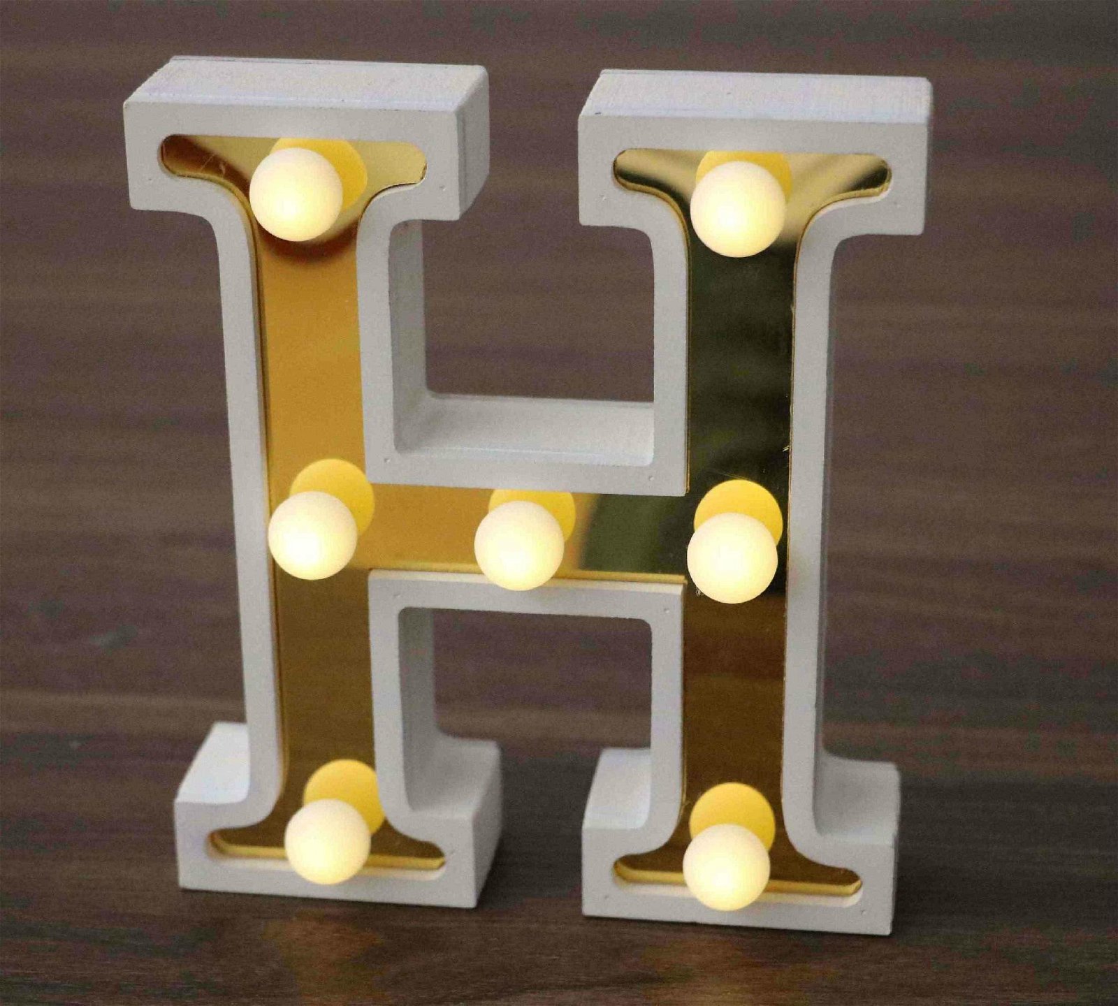 China suppliers customized wedding party decoration battery led letter lights
