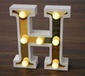 China suppliers customized wedding party decoration battery led letter lights 1