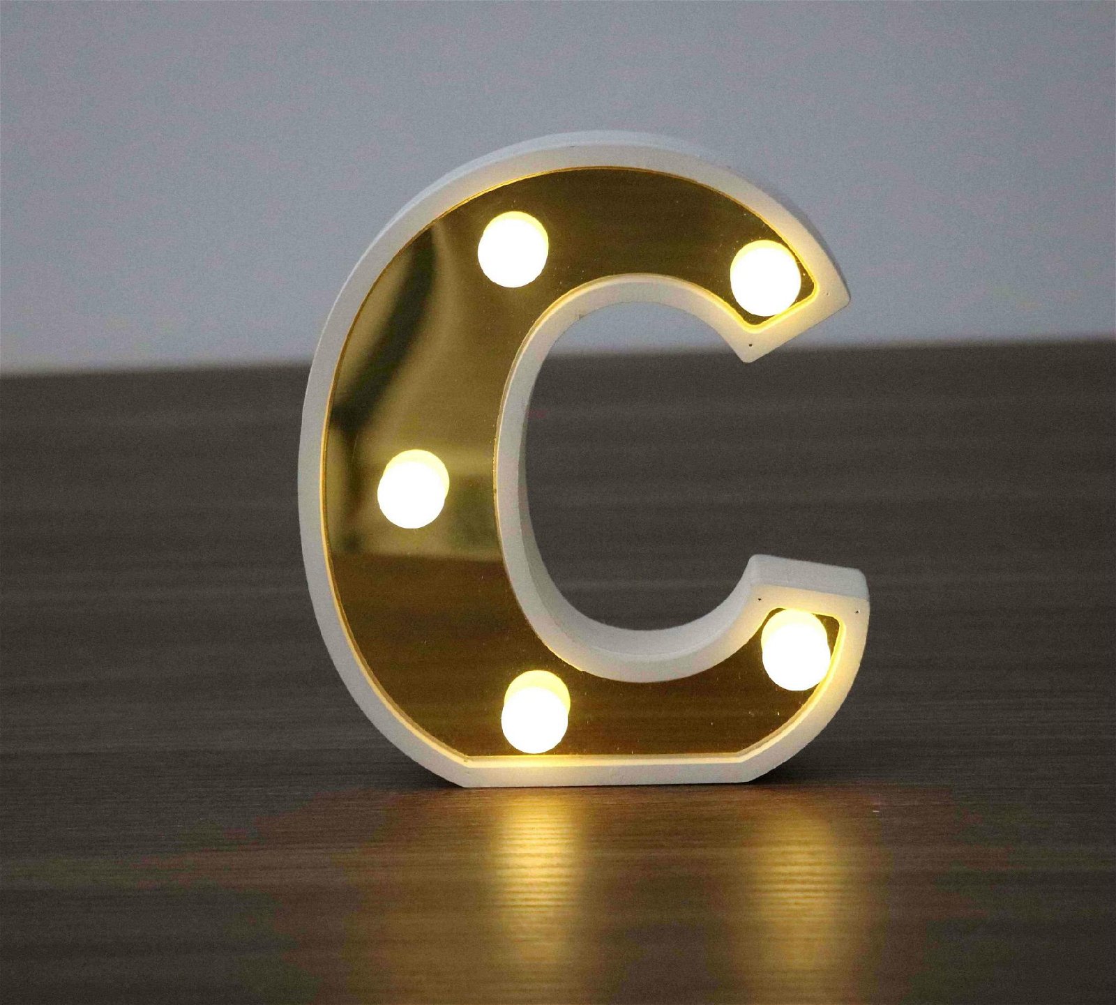 China suppliers customized wedding party decoration battery led letter lights 3