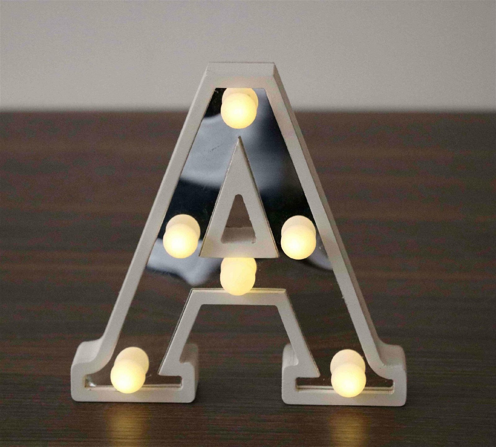 China suppliers customized wedding party decoration battery led letter lights 4