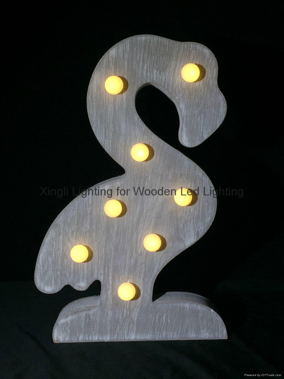 Butterfly wooden led night lamp baby bedroom battery control wooden night light 2
