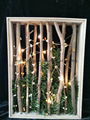 square wooden ligting box Christmas decorative crafts 4