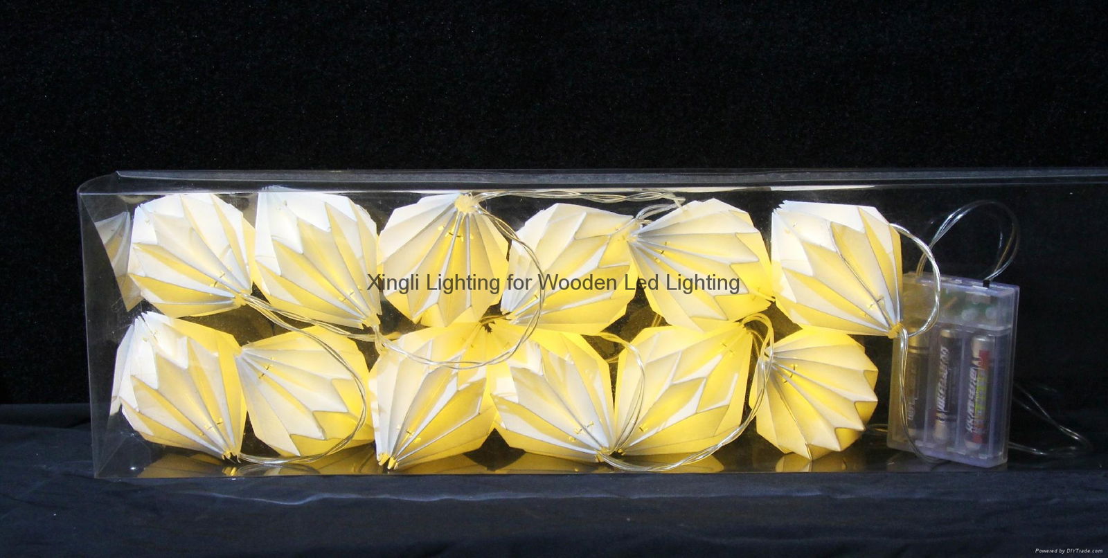 Fancy butterfly shaped wooden LED string lighting festival string light crafts 2