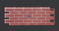 Hand-Laid Brick Wall panel