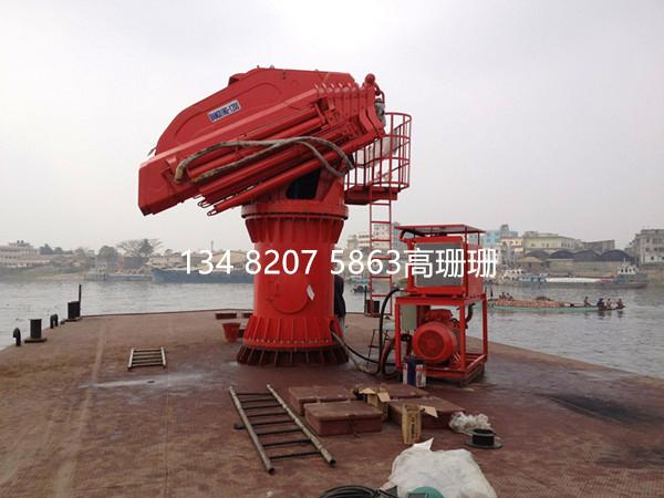 上海BANGDING船用液压伸缩折臂吊机 5