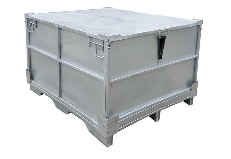 Metal Steel Storage Shipping Box Case Container Pallet