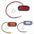 24v/12v LED Trailer Truck Clearance Side Marker Light Submersible Width lamp Cle 2