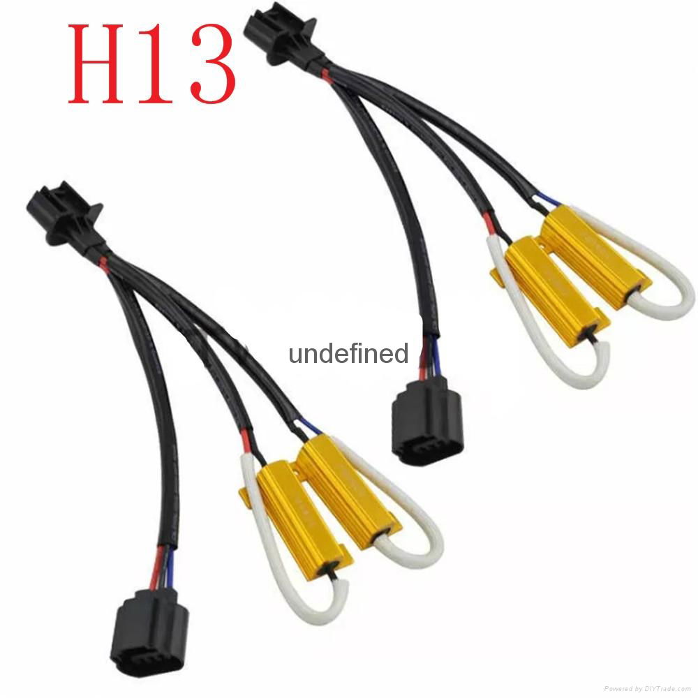 High Quality Car Fog Light 9005 9006 HB3 HB4 H7 H8 H11 H4 H13 LED Decoder Harnes 5