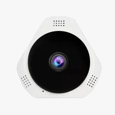 Qida HD 960P CCTV camera 360 degree view fisheye 1.3MP hidden spy night infrared