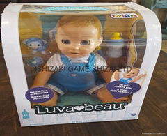 Luvabeau Life Like Doll Brand New in Box Boy Speaks English French