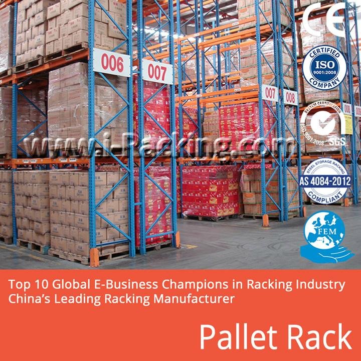 Heavy Duty Pallet Rack System for Industrial Warehouse Storage Solutions 2