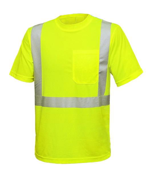high visibility new design 3m safety tshirt