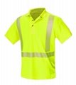 hi vis safety polo shirt logo custom