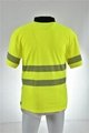 Hi Vis ANSI Class 3 Road Work Safety Short Sleeve T Shirt 4