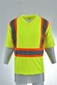 Hi Vis ANSI Class 3 Road Work Safety Short Sleeve T Shirt 3