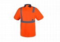 Hi Vis ANSI Class 3 Road Work Safety Short Sleeve T Shirt 1